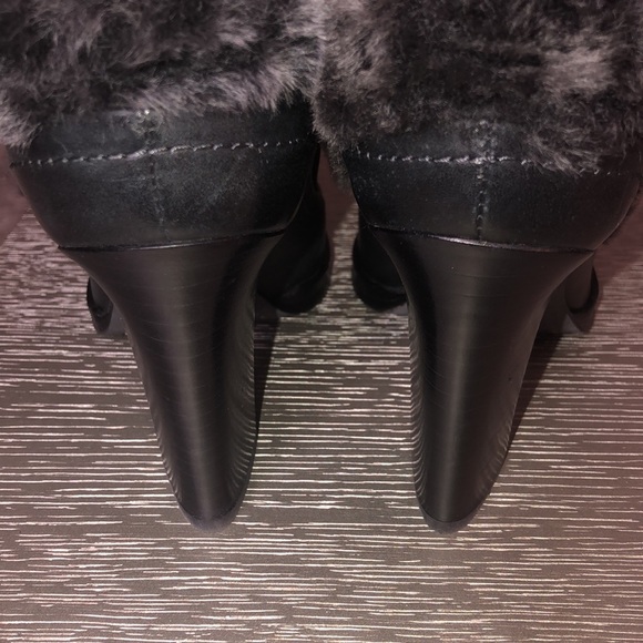 New Rag & bone boot mules real fur lambs size 8.5 - Picture 15 of 15